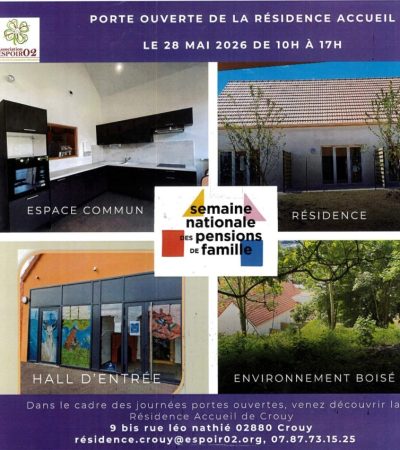 Portes Ouvertes – Résidence Accueil de Crouy