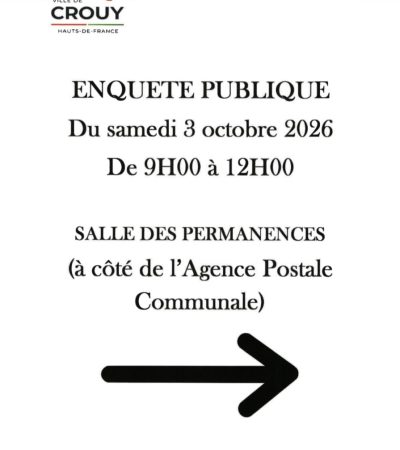 ℹ️ INFORMATION ENQUÊTE PUBLIQUE