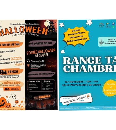 ℹ️ WEEKEND D’HALLOWEEN À CROUY 🎃